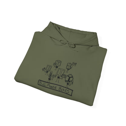 Unisex Hoodie | Pedal Strike | Bull Moose Bicycles