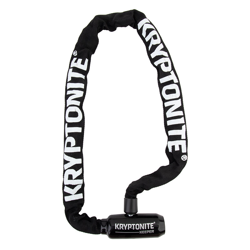 Kryptonite Keeper 585 Integrated Chain Lock - 85cm (2.8') 5mm Keyed Black