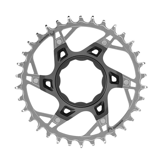 SRAM XX T-Type Chainring - 34t TQ Ebike Direct Mount Silver