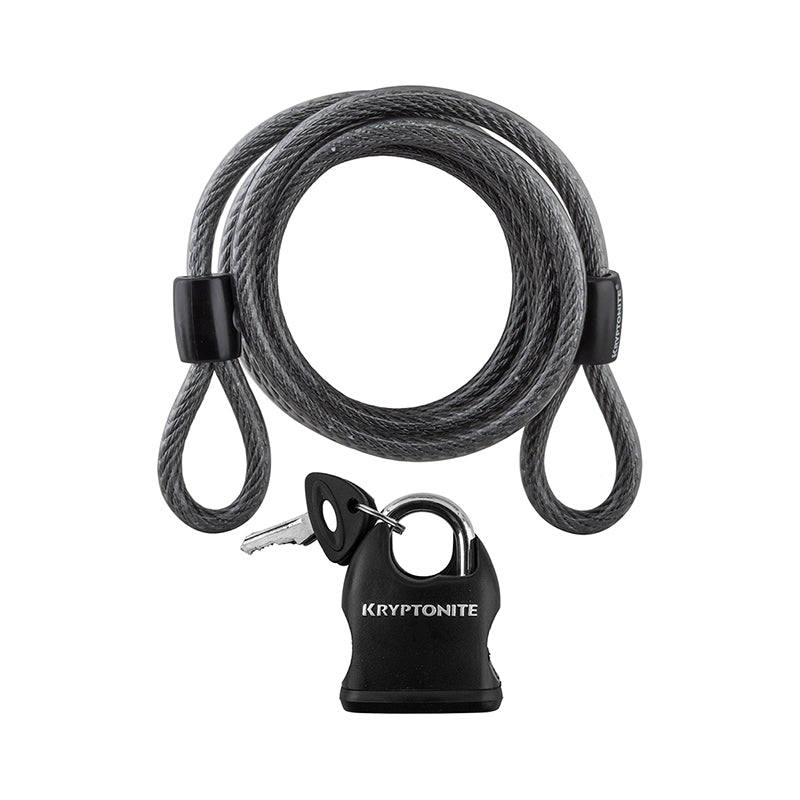 Kryptonite KryptoFlex Cable Lock with Key: 6' x 8mm