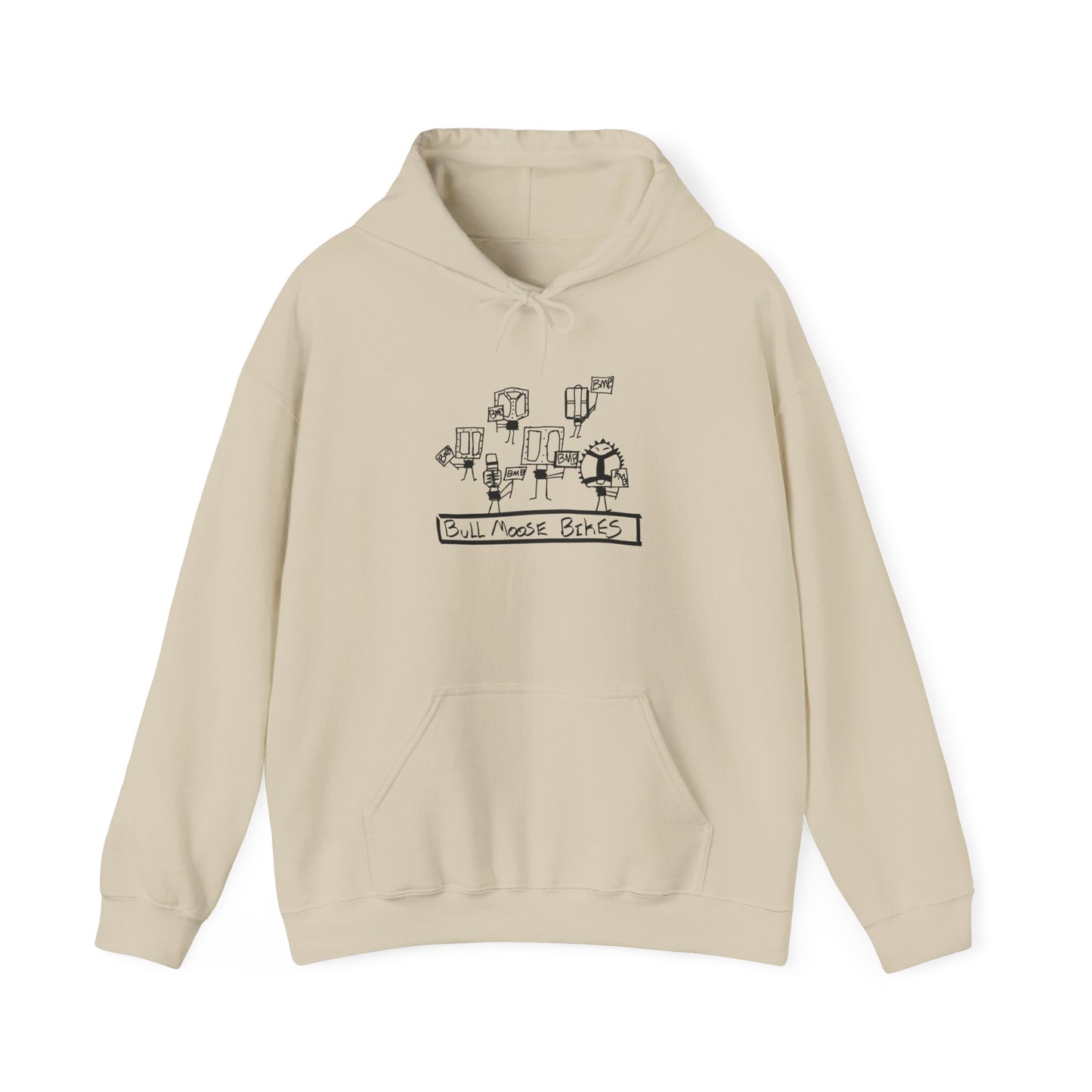 Unisex Hoodie | Pedal Strike | Bull Moose Bicycles
