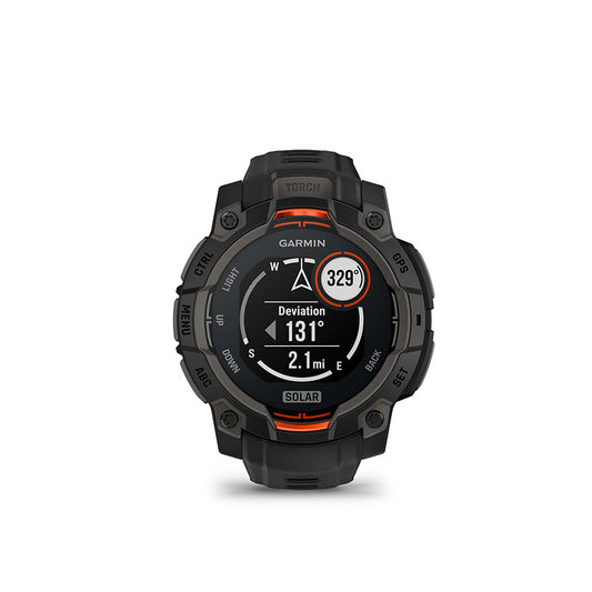 Garmin Instinct 3 GPS Smartwatch - 45mm Solar Black/Black