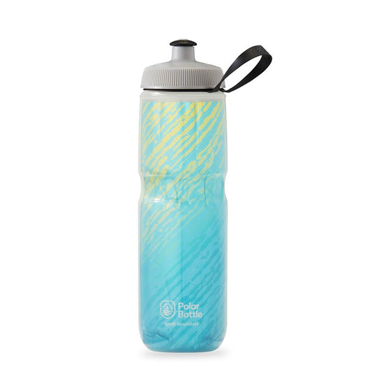 Polar Bottle Sport Insulated Bottle Seaside Blue/Yellow 24oz