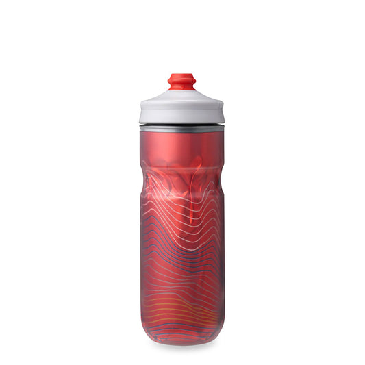 Hydrapak Polar Surge Ascent Insulated Water Bottle - 20oz Red