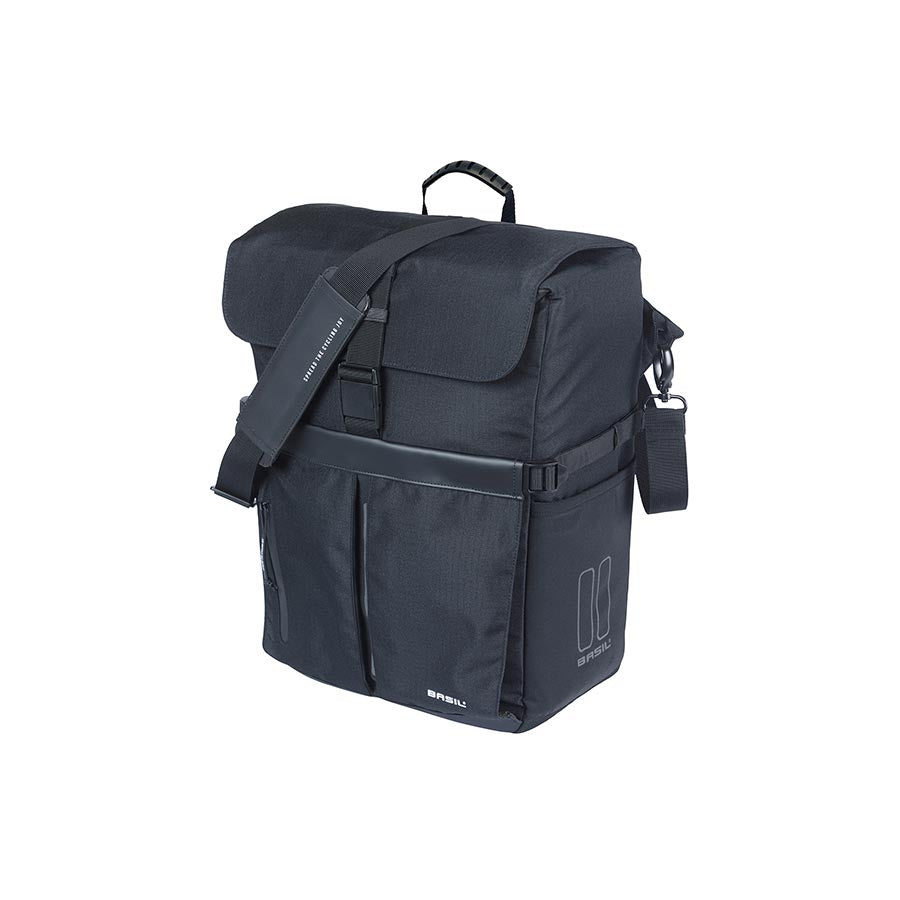 Basil Move Simple MIK Hooks Pannier 15L Black
