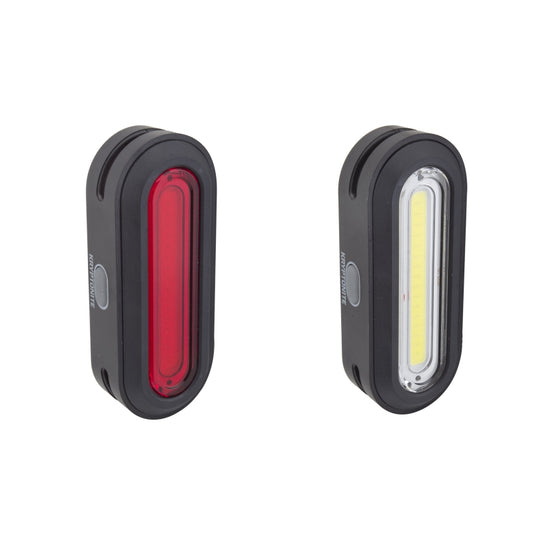 Kryptonite Avenue F-100/R-50 Light Set Black