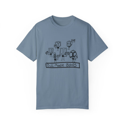 Unisex T-Shirt | Pedal Strike | Bull Moose Bicycles