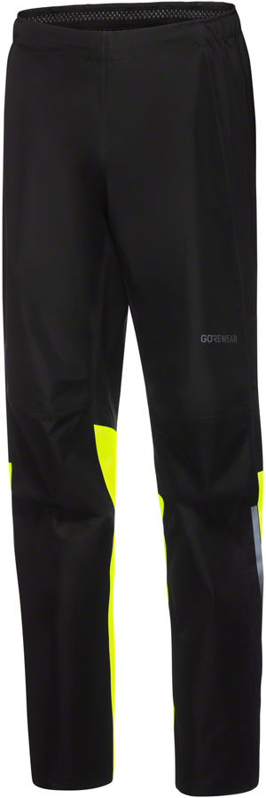 Gorewear Glidewheel Gore-Tex Pants - Black/Yellow Men's Large