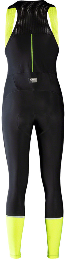 Gorewear Progress Thermo Bib Tights+ - Black/Neon Yellow Women's Large