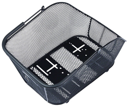 Basil Icon M NX System Rear Basket - Black