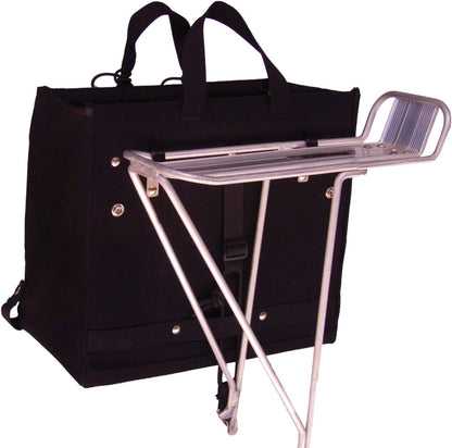 Banjo Brothers Minnehaha Canvas Grocery Pannier: Black Each