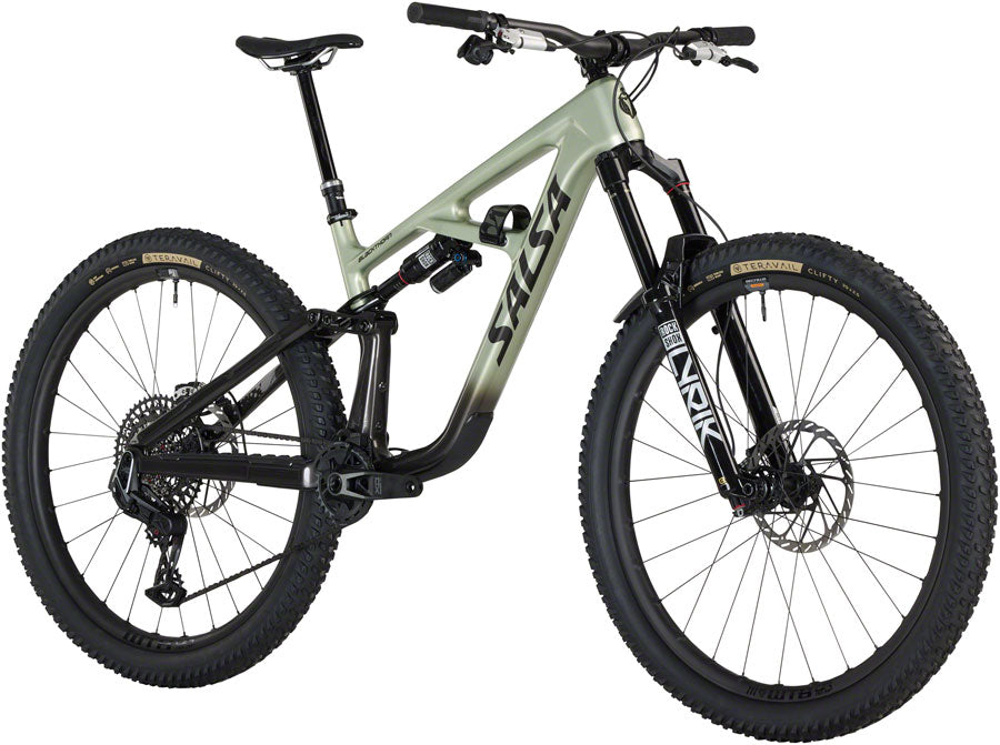 Salsa BLKthorn 145 C XO AXS Transmission Bike - 29" Carbon CoffeeBLK / Sage Large