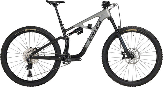 Salsa Blackthorn 125 C Deore 12 Bike - 29" Carbon Coffee Black /Smoke Large