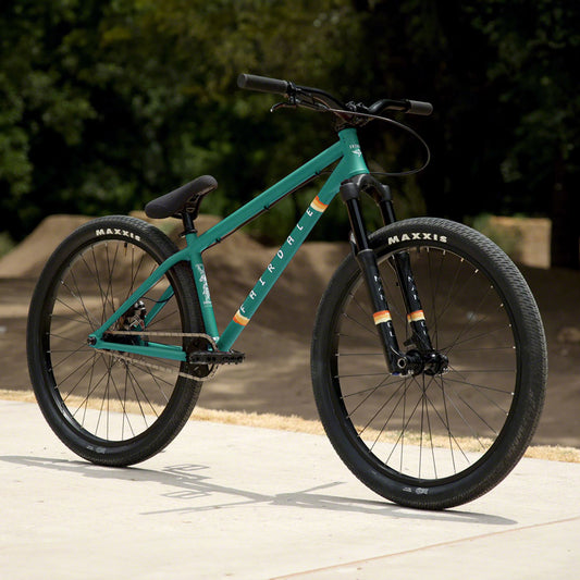 Fairdale Hareraiser 26 " Dirt Jump Bike - Matte Billiard Green  Small/Medium