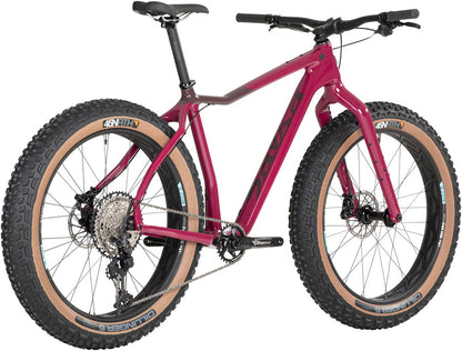 Salsa Mukluk Carbon XT Fat Tire Bike - 26" Carbon Purple Large