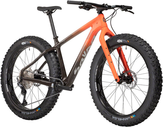 Salsa Beargrease Carbon Deore 11spd Fat Tire Bike - 27.5" Carbon Red Fade X-Large