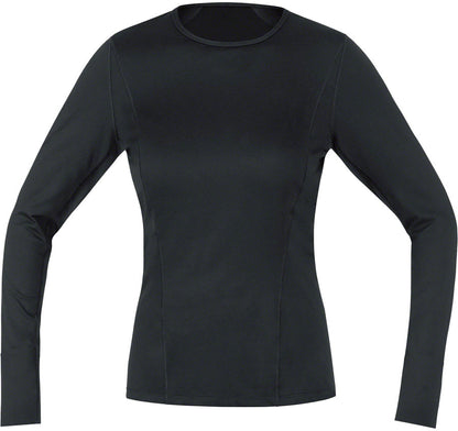 Gorewear M Base Layer Long Sleeve Shirt - Black Women's Medium