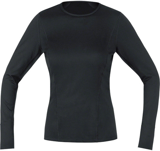 Gorewear M Base Layer Long Sleeve Shirt - Black Women's Medium