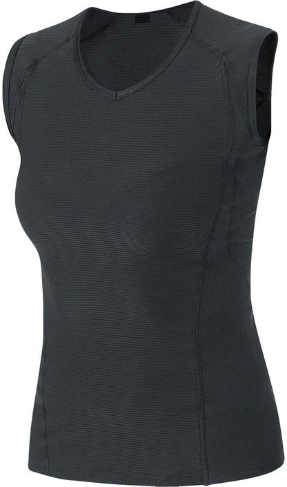 Gorewear M Base Layer Sleeveless Shirt - Black Women's Medium