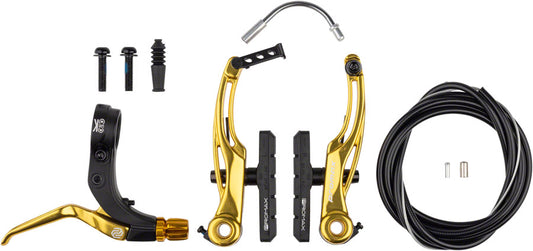 Promax P-1/Click V-Point Linear Pull Brake Kit - 108mm Gold