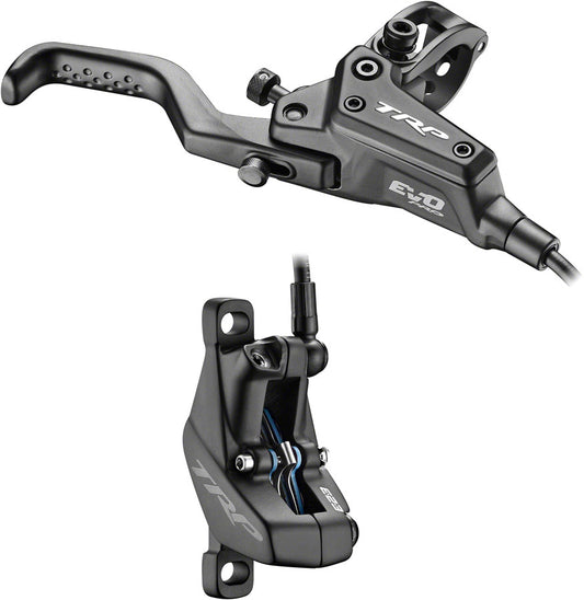 TRP EVO Pro HD-M9040 Disc Brake Lever - Right/Front Rear 1900mm Hose Post Mount 4-Piston BLK