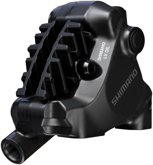 Shimano BR-MT805 XC Disc Brake Caliper - Rear Flat Mount 2-Piston Includes K04S Metal Pads