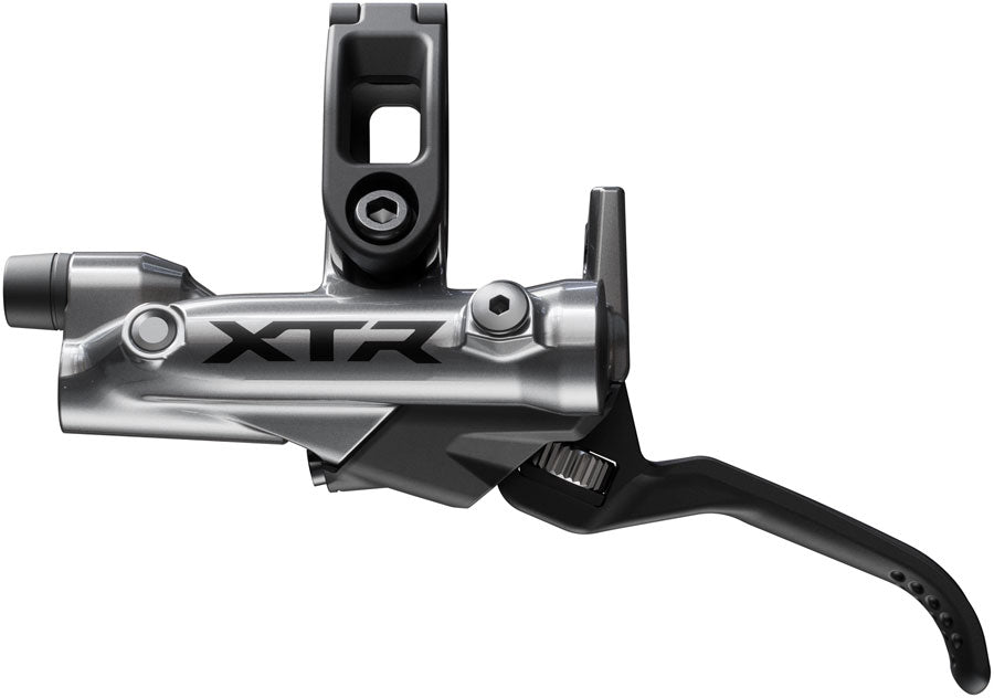 Shimano XTR BR-M9200 Disc Brake BL-M9220 Lever - Left/Front Post Mount 2-Piston Caliper SM-BH90-SS Hose Metal Pads Gray