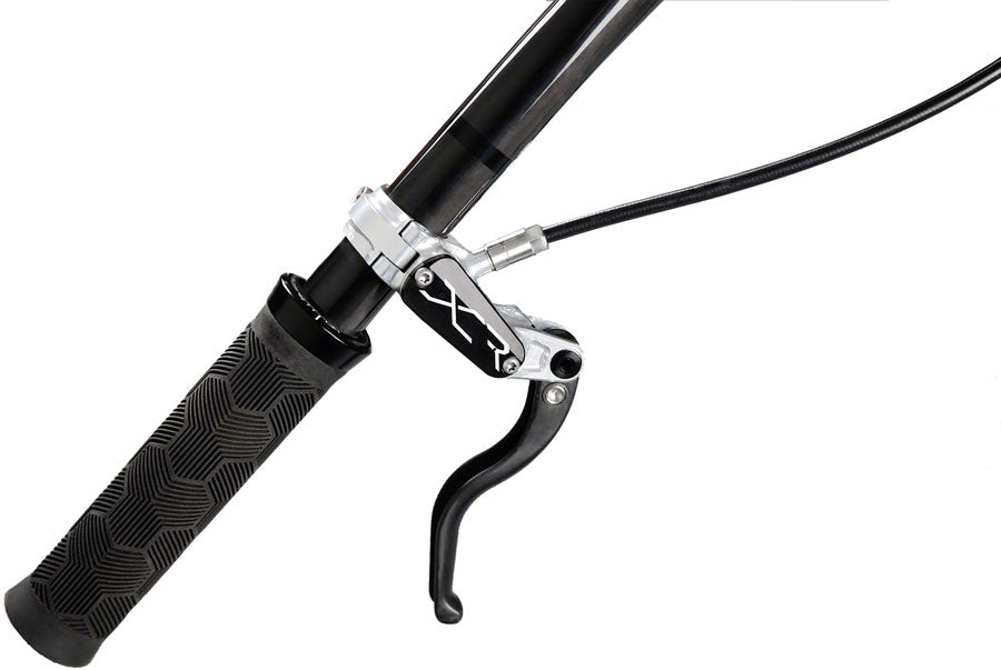 Hope XCR Pro X2 Disc Brake and Lever Set - Rear Hydraulic Post Mount Silver