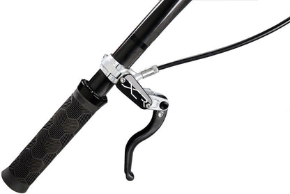 Hope XCR Pro X2 Disc Brake and Lever Set - Rear Hydraulic Post Mount Silver