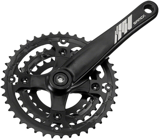Samox AF26 Crankset - 170mm 9-Speed 44/32/22t 104/64 BCD JIS Square Taper Spindle Interface Spindle Bolts Sold Separate BLK