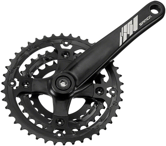 Samox AF26 Crankset - 170mm 10-Speed 44/32/22t 104/64 BCD JIS Square Taper Spindle Interface Spindle Bolts Sold Separate BLK