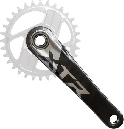 Shimano XTR FC-9200 XC Crankset - 165mm 12-Speed 1x Direct Mount Hollowtech II Hollow-Forged Crankarms BLK/Silver