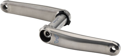 Cane Creek eeWings All-Road Titanium Crankset - 172.5mm 8-Bolt Direct Mount 30mm Spindle Brushed Titanium