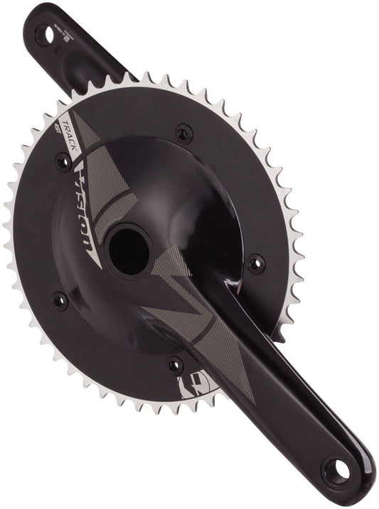 Vision NS Track Crankset 1x 49T Chainring 167.5mm Arm Length 144BCD 386EVO Spindle – BLK