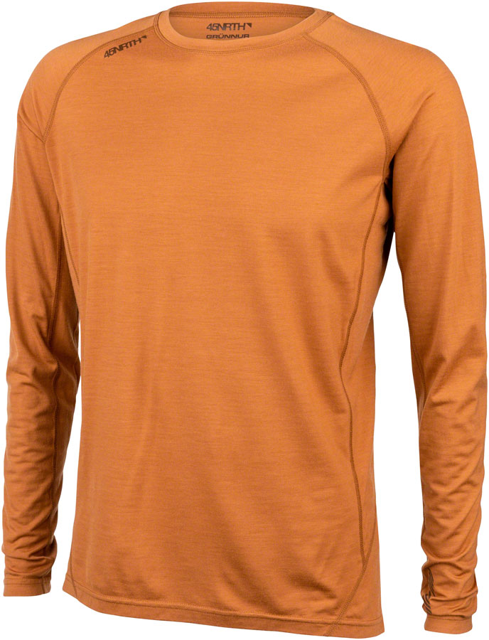 45NRTH Grunnur Wool Base Layer - Men's Cedar Sunrise X-Large