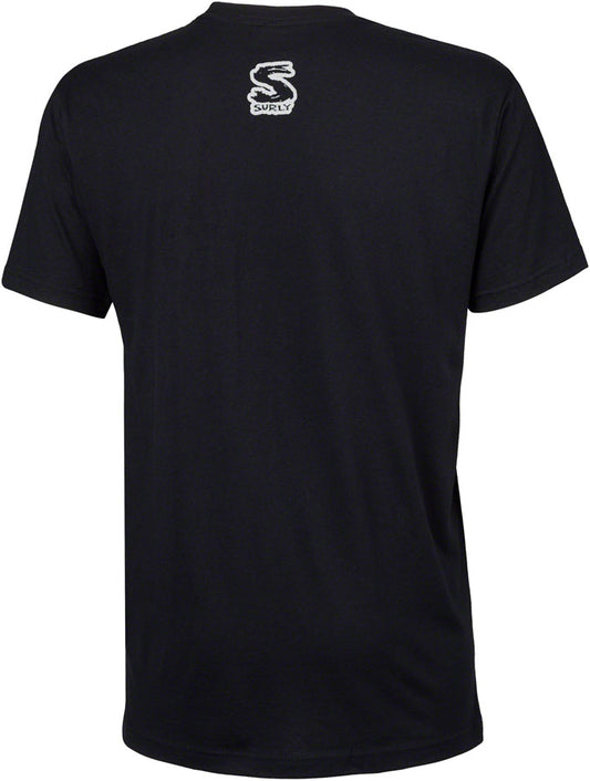 Surly Famous Last Words Short Sleeve T-Shirt - Unisex Black Medium