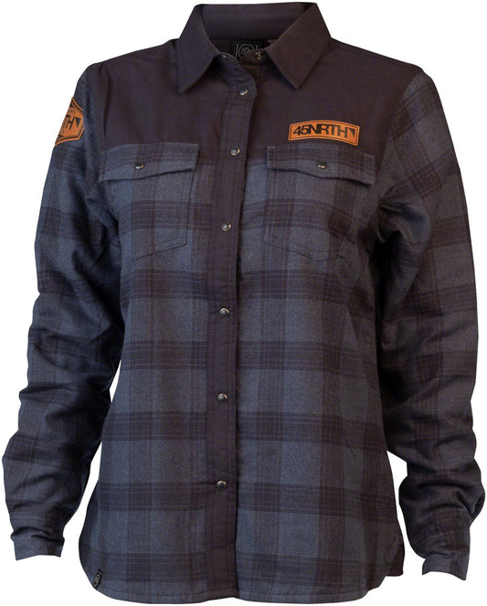 45NRTH 10th Anniversary Stormtech Logan - Women's Navy Plaid X-Large