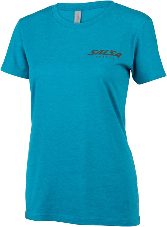 Salsa Lone Pine Women's T-Shirt - Teal Small