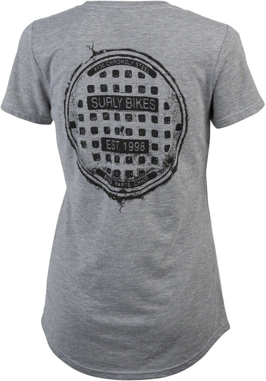 Surly The Ultimate Frisbee Womens T-Shirt - Gray X-Large