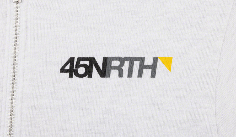 45NRTH Winter Wonder Zip Up Hoodie - Unisex Ash X-Large