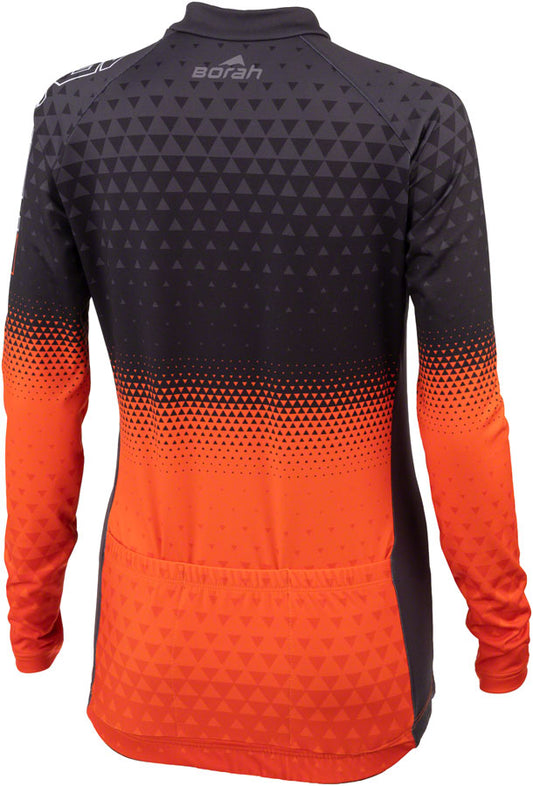 45NRTH Last Light Thermal Long Sleeve Jersey - Women's Orange/Black Small