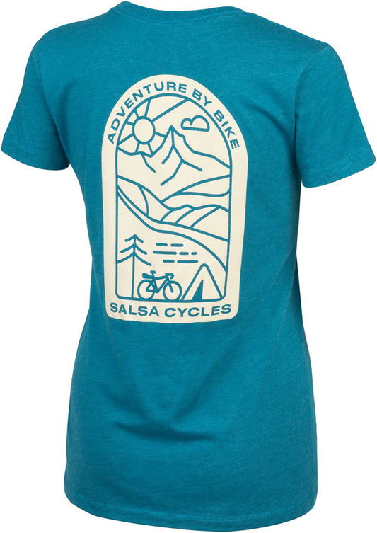 Salsa Women's Campout T-Shirt - Medium Teal