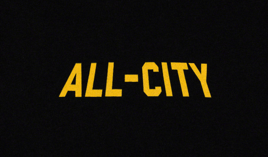 All-City Club Tropic Womens T-Shirt - Black Large