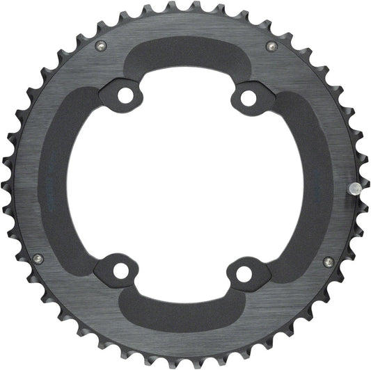 microSHIFT Sword Chainring - 46t 110 Asym BCD Outer ring 2 x 9/10-Speed BLK