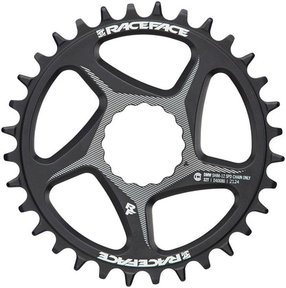 RaceFace Direct Mount Wide Chainring - 34t DM CINCH For Shimano 12-Speed HG+ Compatible Chain BLK