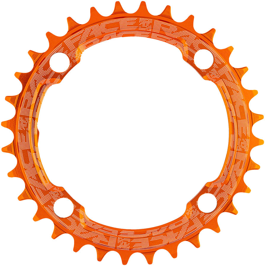 RaceFace 1x Narrow Wide Chainring - 32t 104 BCD 10-12 Speed 7075 Aluminum Orange