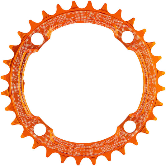 RaceFace 1x Narrow Wide Chainring - 32t 104 BCD 10-12 Speed 7075 Aluminum Orange