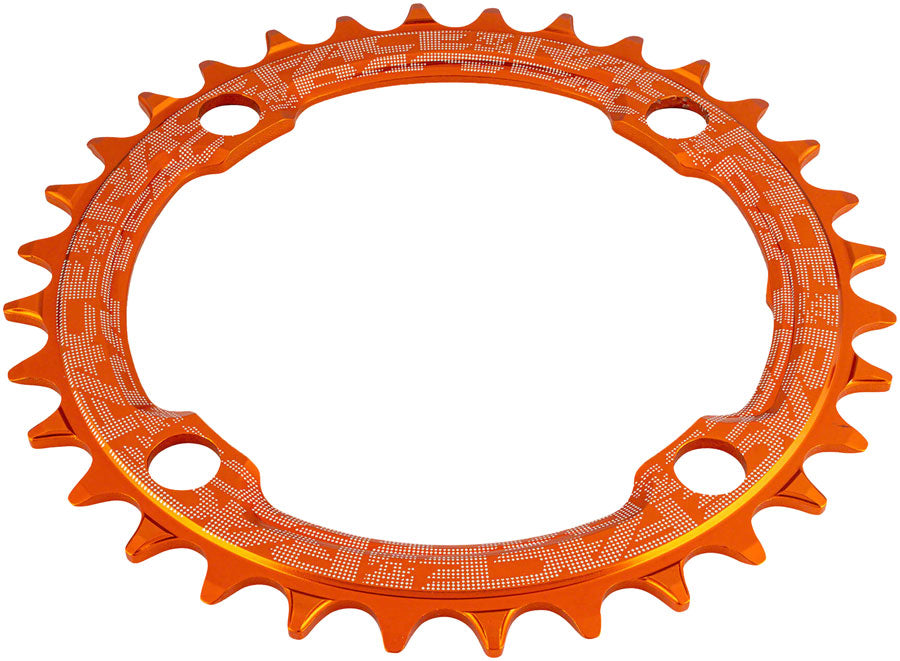 RaceFace 1x Narrow Wide Chainring - 32t 104 BCD 10-12 Speed 7075 Aluminum Orange