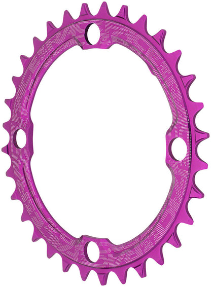 RaceFace 1x Narrow Wide Chainring - 32t 104 BCD 10-12 Speed 7075 Aluminum Purple