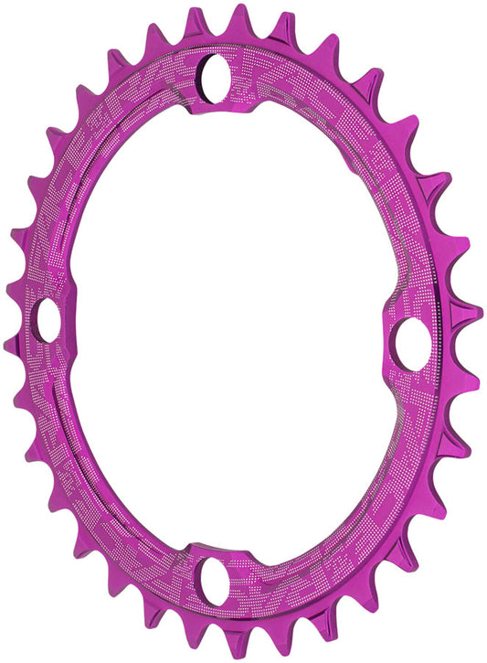 RaceFace 1x Narrow Wide Chainring - 32t 104 BCD 10-12 Speed 7075 Aluminum Purple
